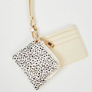 Dalmatian Pouch Wristlet